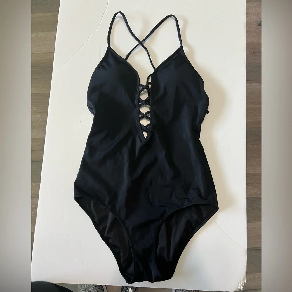 Victoria’s Secret One Piece Swimsuit with Braided Back Tie
